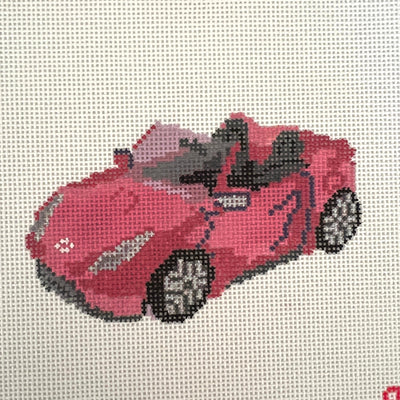 Barbie Car needlepoint canvas - Bargello Needlepoint