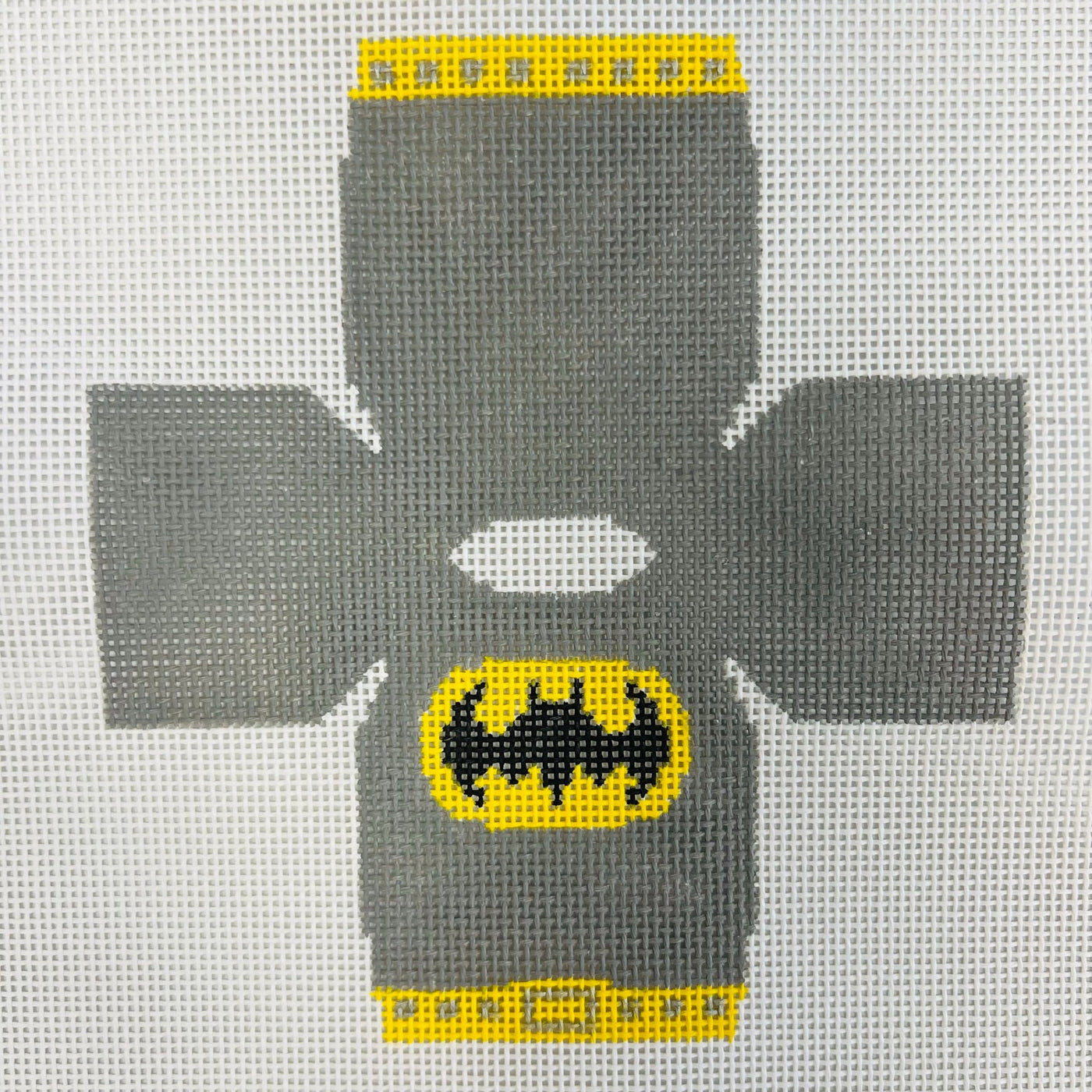 Batman Topper Ornament needlepoint canvas - Bargello Needlepoint