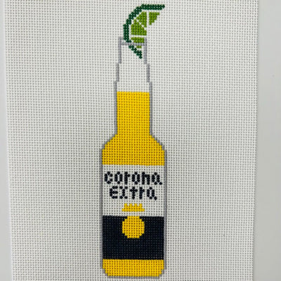 Beer and Lime needlepoint canvas - Bargello Needlepoint