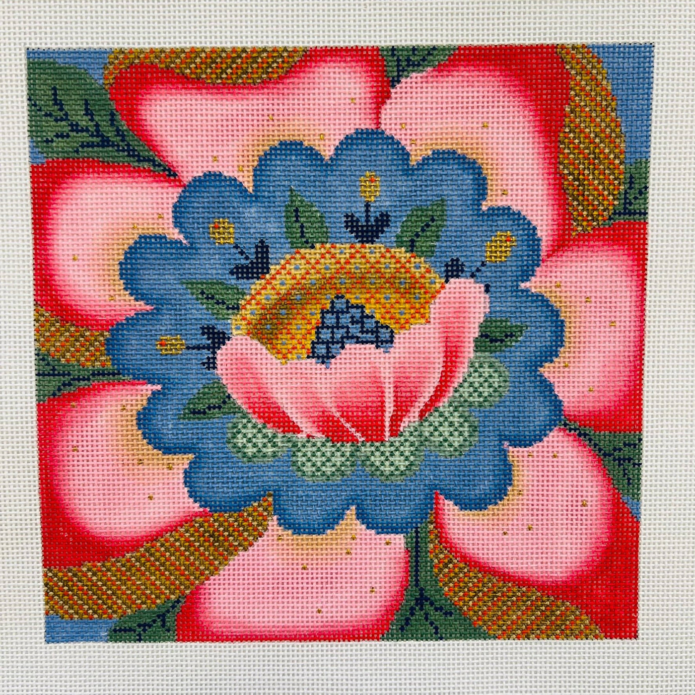 Bloom needlepoint canvas - Bargello Needlepoint