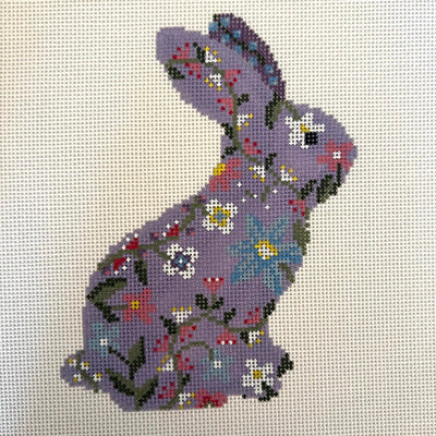 Bonnie the Bunny needlepoint canvas - Bargello Needlepoint