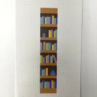 Bookish Bookmark/Key Fob needlepoint canvas - Bargello Needlepoint