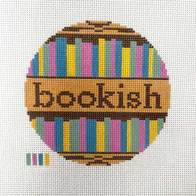 Bookish Ornament needlepoint canvas - Bargello Needlepoint