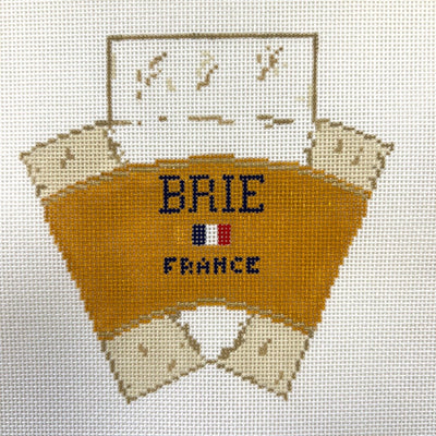 Brie 3D Ornament needlepoint canvas - Bargello Needlepoint