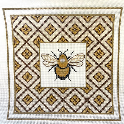 Bumble Bee needlepoint canvas - Bargello Needlepoint