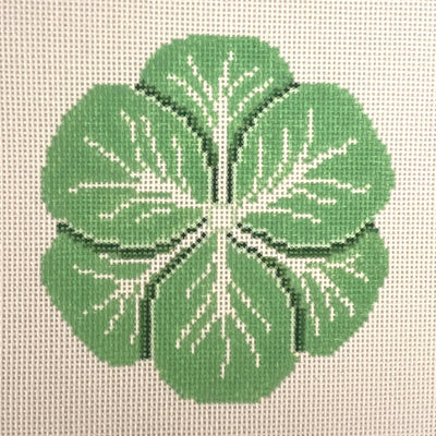 Cabbage Plate needlepoint canvas - Bargello Needlepoint