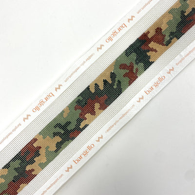 Camouflage Belt needlepoint canvas - Bargello Needlepoint