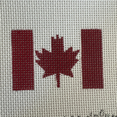 Canadian Flag Insert needlepoint canvas - Bargello Needlepoint