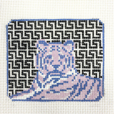 Chinese Zodiac - Tiger needlepoint canvas - Bargello Needlepoint