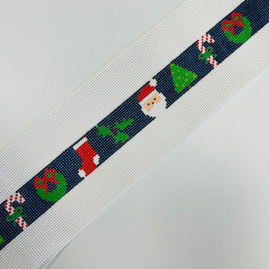 Christmas Galore Belt needlepoint canvas - Bargello Needlepoint