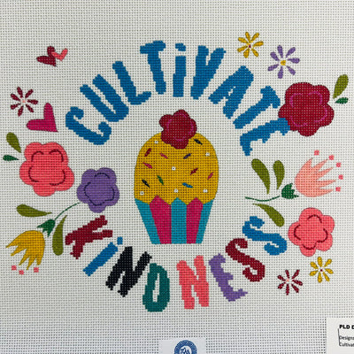 Cultivate Kindness needlepoint canvas - Bargello Needlepoint