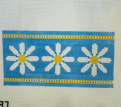 Daisies Insert needlepoint canvas - Bargello Needlepoint