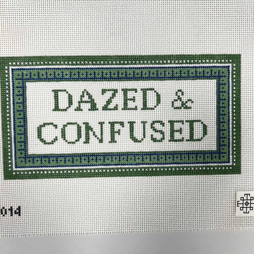 Dazed and Confused needlepoint canvas - Bargello Needlepoint