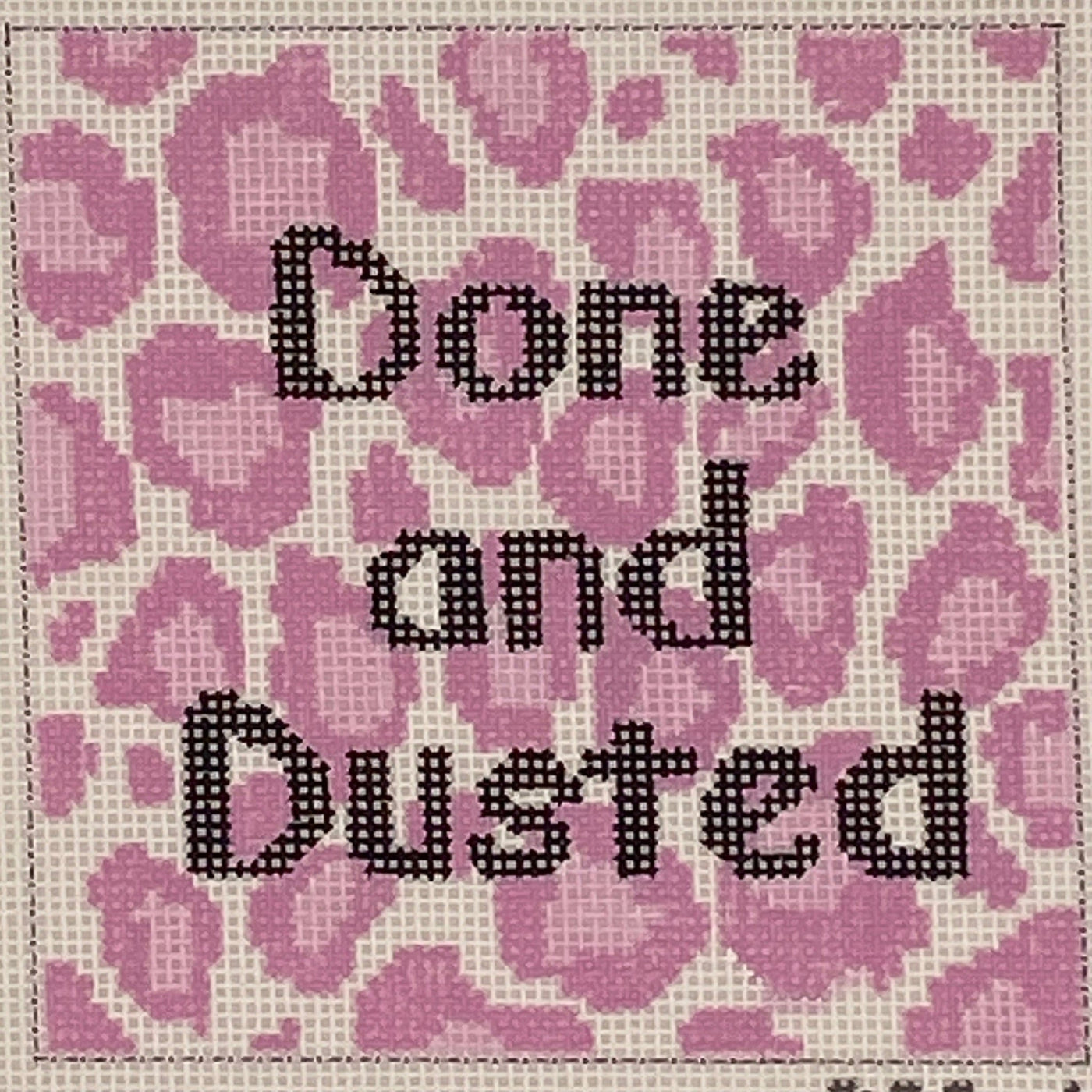 Done and Dusted needlepoint canvas - Bargello Needlepoint