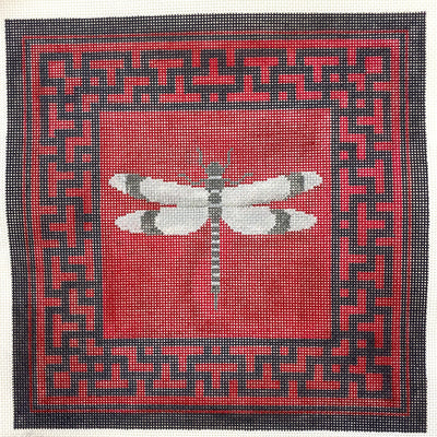 Dragonfly Legacy needlepoint canvas - Bargello Needlepoint