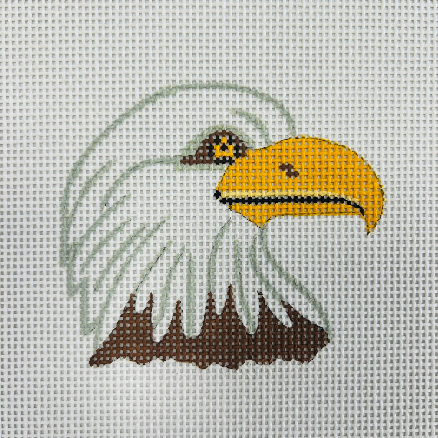 Eagle needlepoint canvas - Bargello Needlepoint