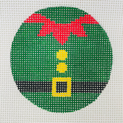 Elf Suit Ornament needlepoint canvas - Bargello Needlepoint