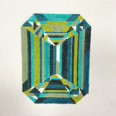 Emerald needlepoint canvas - Bargello Needlepoint