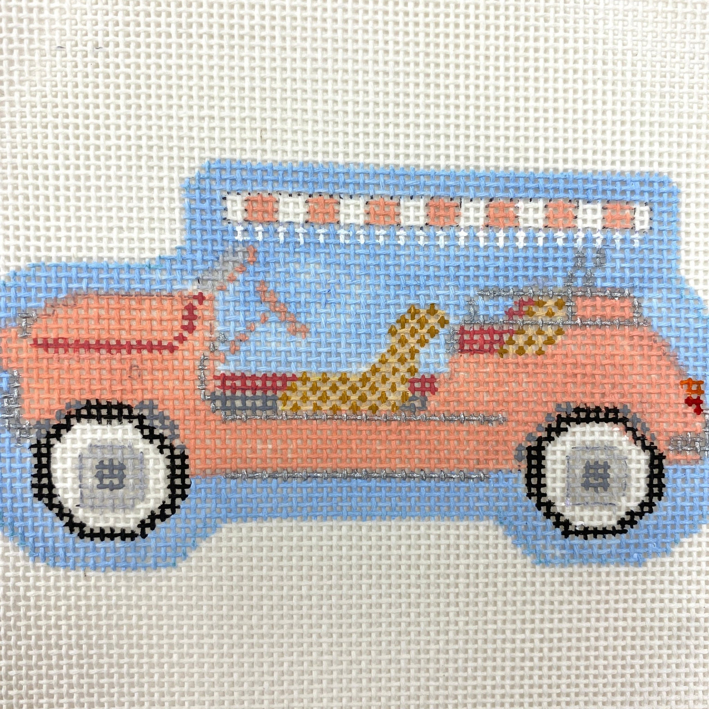 Fiat Jolly needlepoint canvas - Bargello Needlepoint