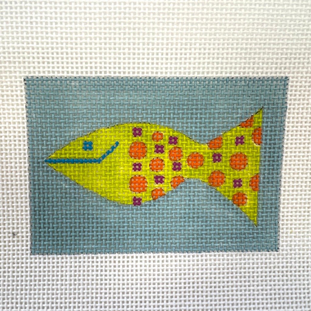 Fish Insert needlepoint canvas - Bargello Needlepoint