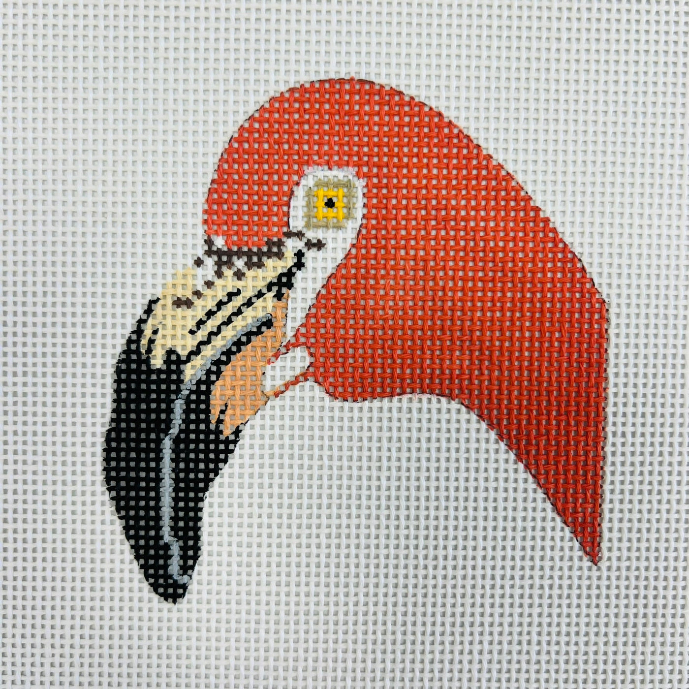 Flamingo needlepoint canvas - Bargello Needlepoint