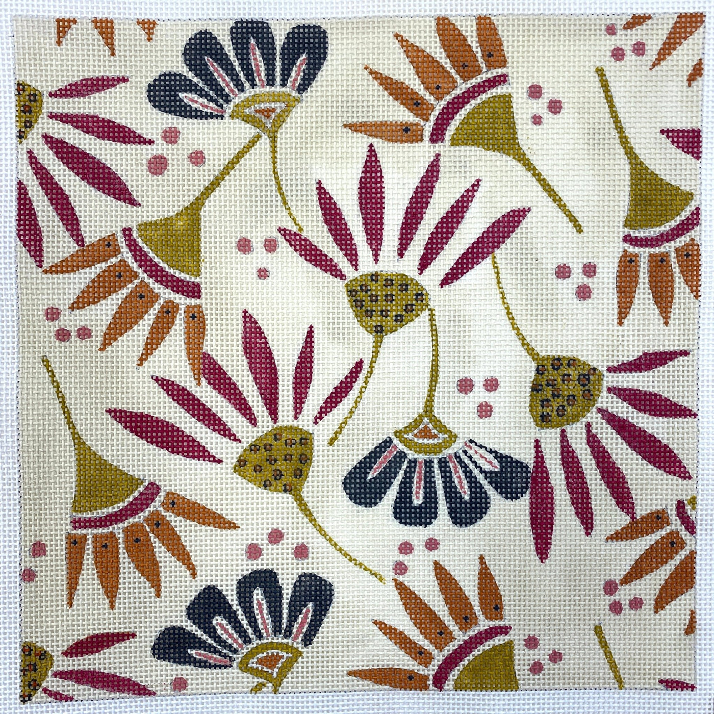 Flowers needlepoint canvas - Bargello Needlepoint