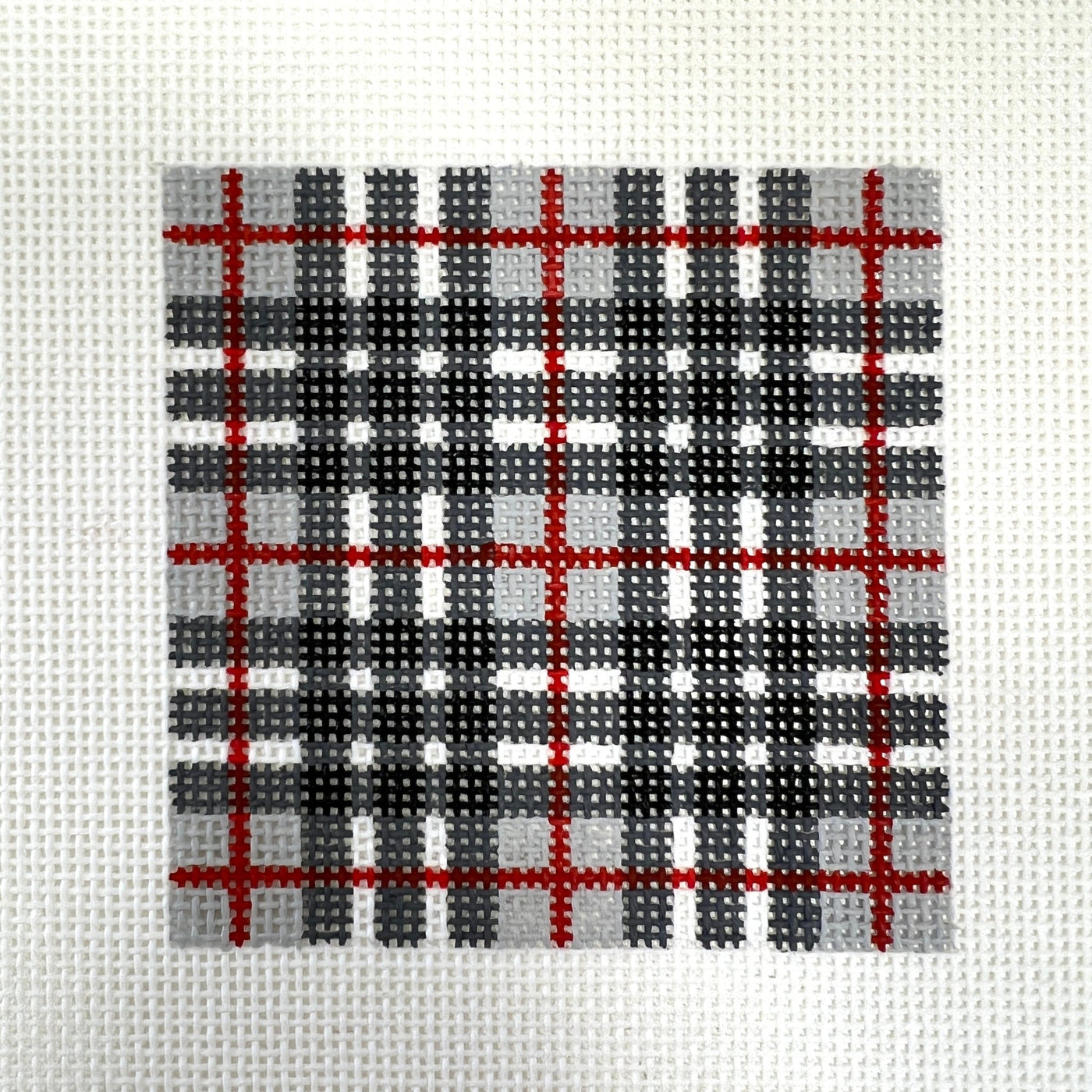 Gentleman's Plaid needlepoint canvas - Bargello Needlepoint