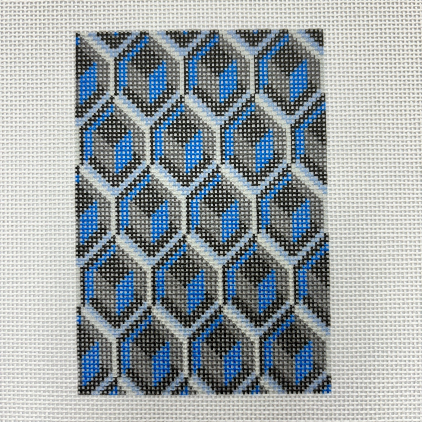 Geode Passport Insert - two colors available needlepoint canvas - Bargello Needlepoint