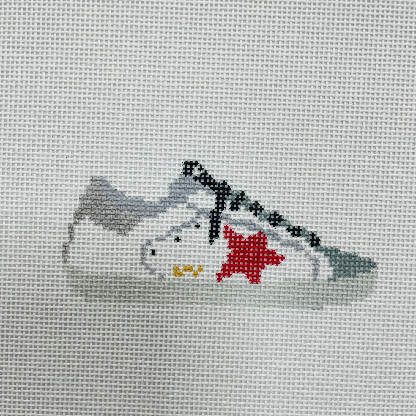 GG Star Sneaker needlepoint canvas - Bargello Needlepoint