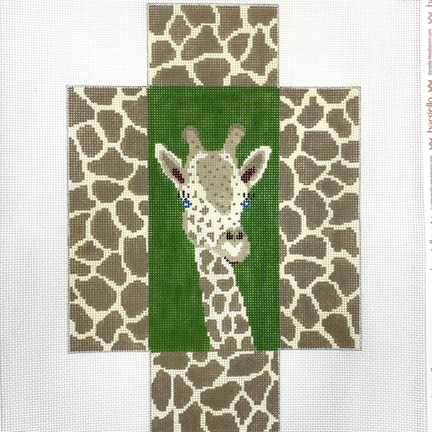 Giraffe Brick Cover needlepoint canvas - Bargello Needlepoint