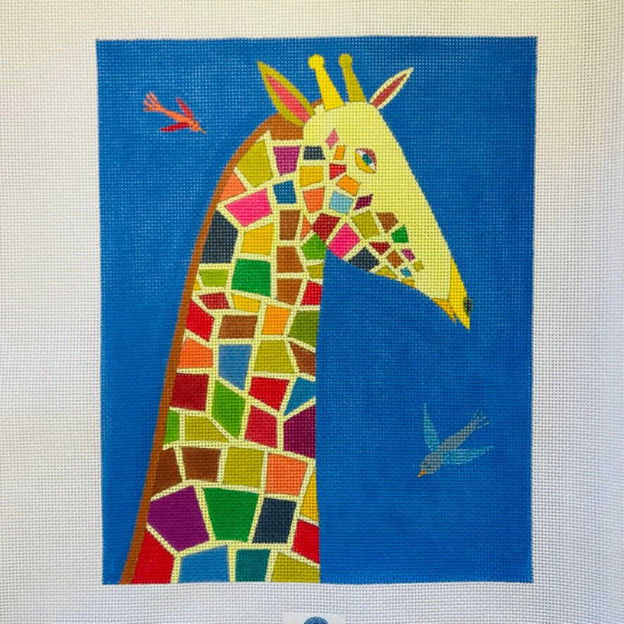 GIRAFFE PLD needlepoint canvas - Bargello Needlepoint