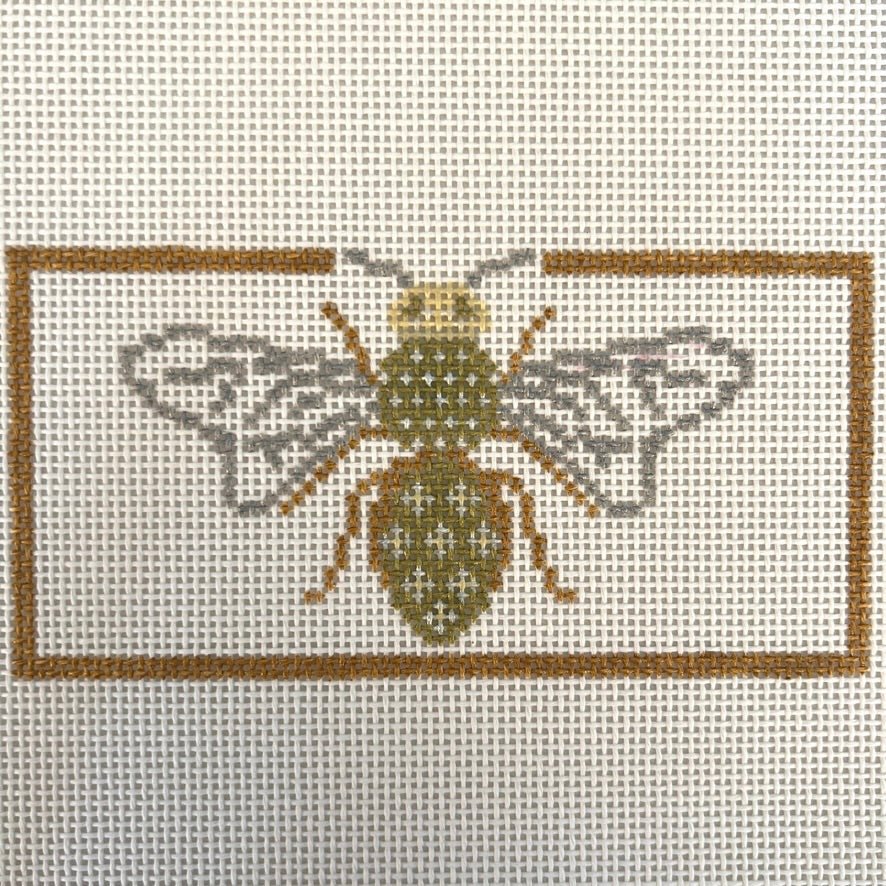 Glitzy Bee needlepoint canvas - Bargello Needlepoint