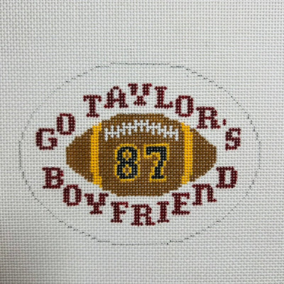 Go Taylor's Boyfriend needlepoint canvas - Bargello Needlepoint