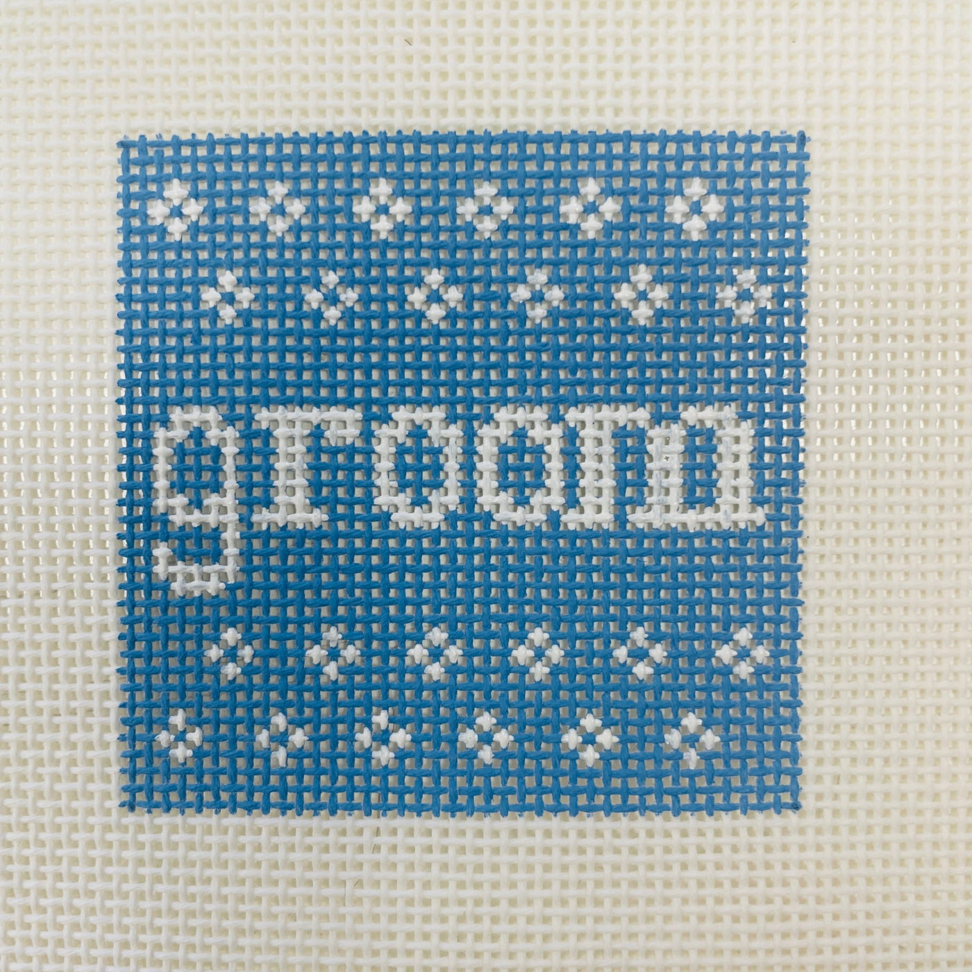 Groom Can Cozy Insert needlepoint canvas - Bargello Needlepoint