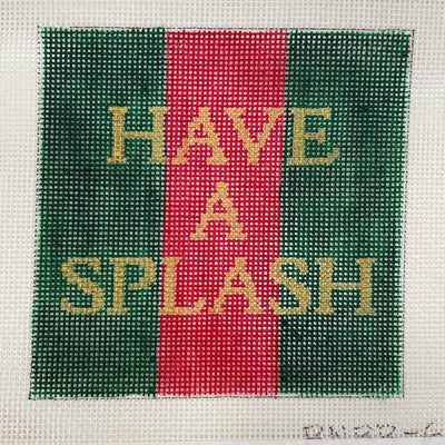 Have a Splash needlepoint canvas - Bargello Needlepoint