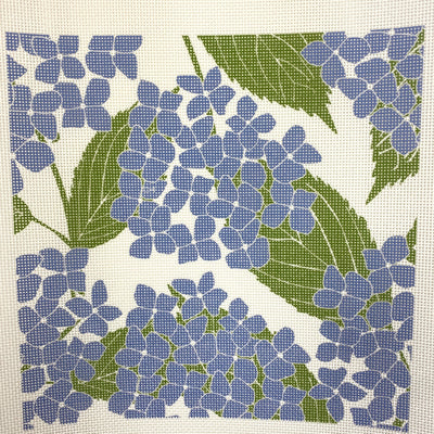 Hydrangeas needlepoint canvas - Bargello Needlepoint