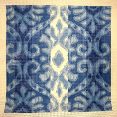 Ikat IV - Damask needlepoint canvas - Bargello Needlepoint