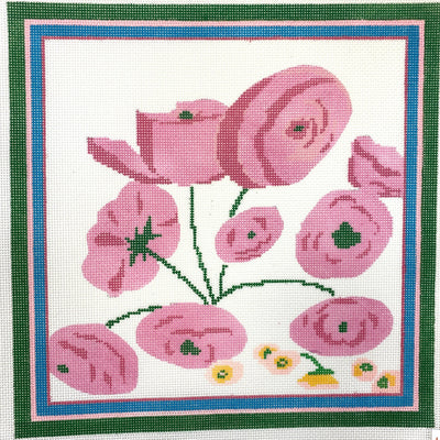 In the Pink needlepoint canvas - Bargello Needlepoint