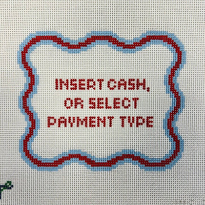 Insert Cash needlepoint canvas - Bargello Needlepoint