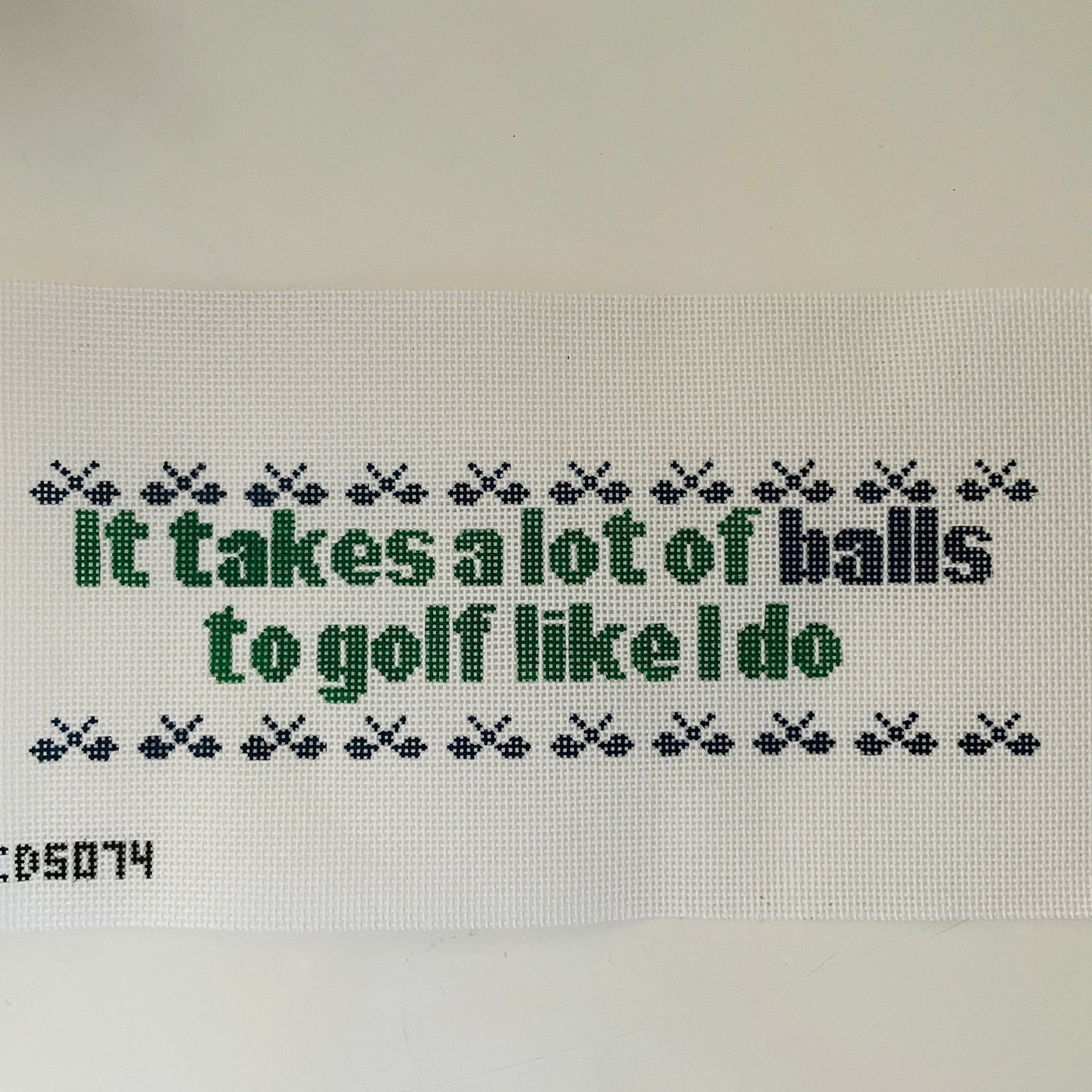 It Takes a Lot of Balls... needlepoint canvas - Bargello Needlepoint