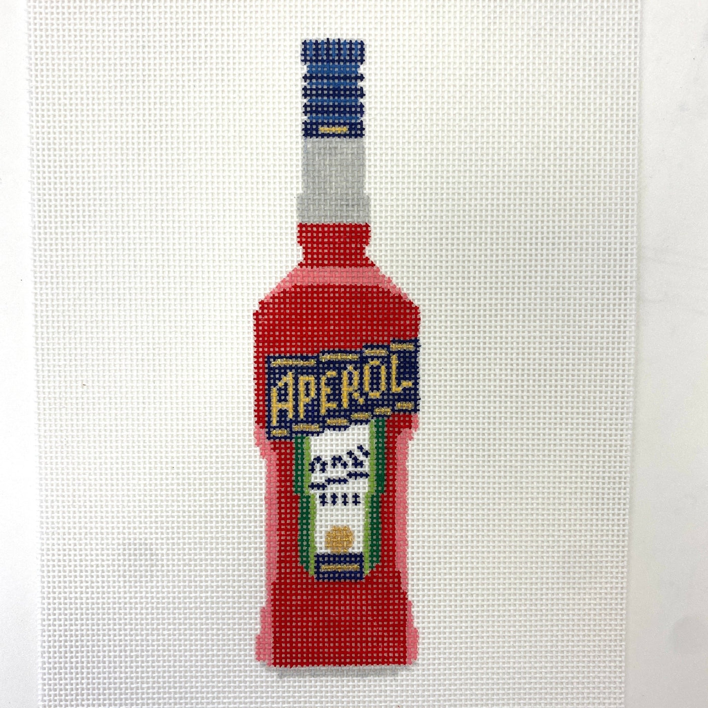 Italian Spritz needlepoint canvas - Bargello Needlepoint