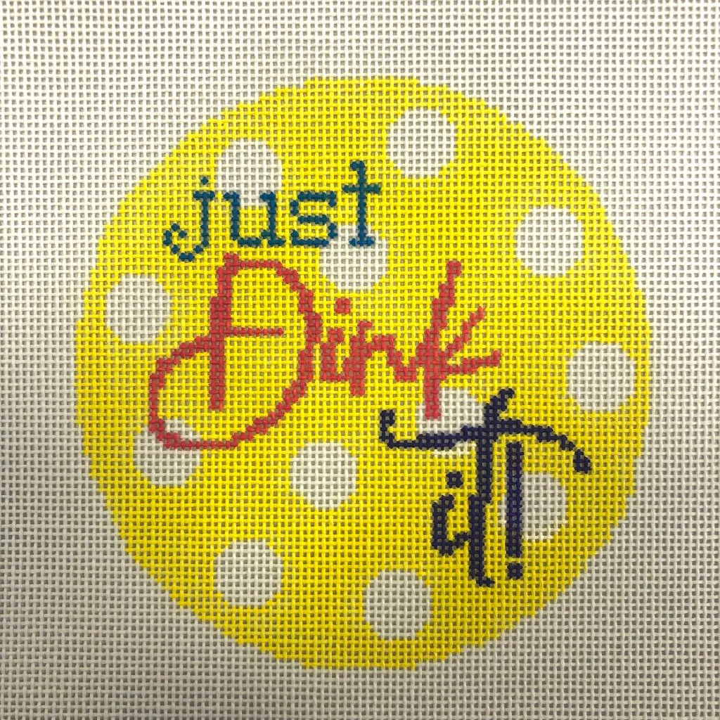 Just Dink It needlepoint canvas