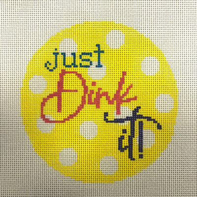 Just Dink It needlepoint canvas