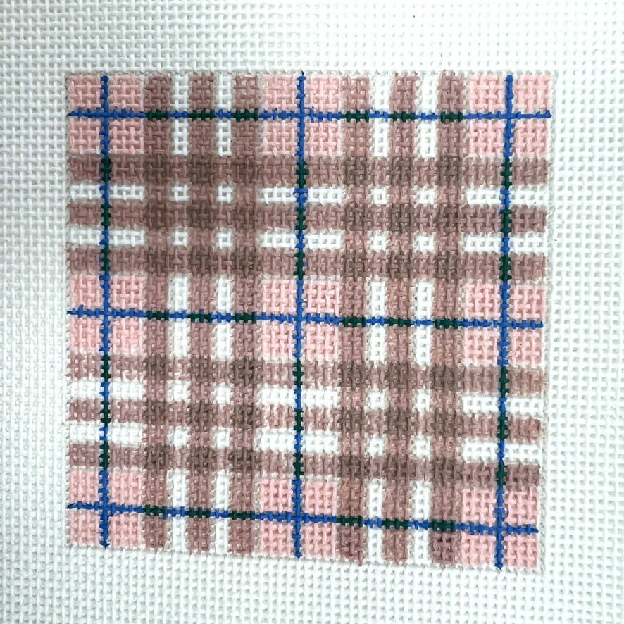 Ladies' Plaid needlepoint canvas - Bargello Needlepoint