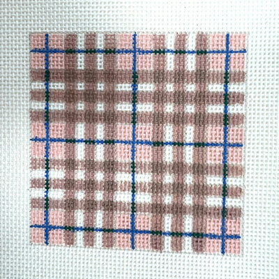 Ladies' Plaid needlepoint canvas - Bargello Needlepoint