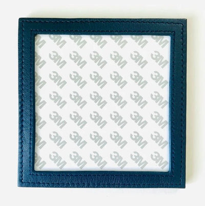 Leather Self - Finishing Coaster - Mutiple Colors Available needlepoint canvas - Bargello Needlepoint