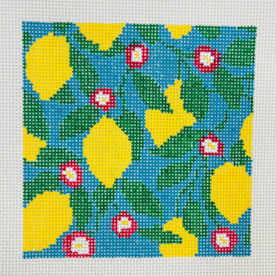 Lemons needlepoint canvas - Bargello Needlepoint