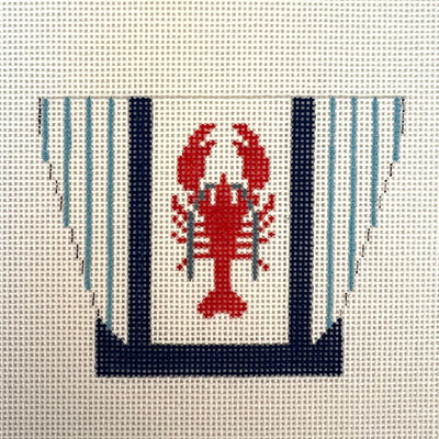 Lobster Tote needlepoint canvas - Bargello Needlepoint