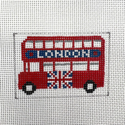 London Bus Insert needlepoint canvas - Bargello Needlepoint