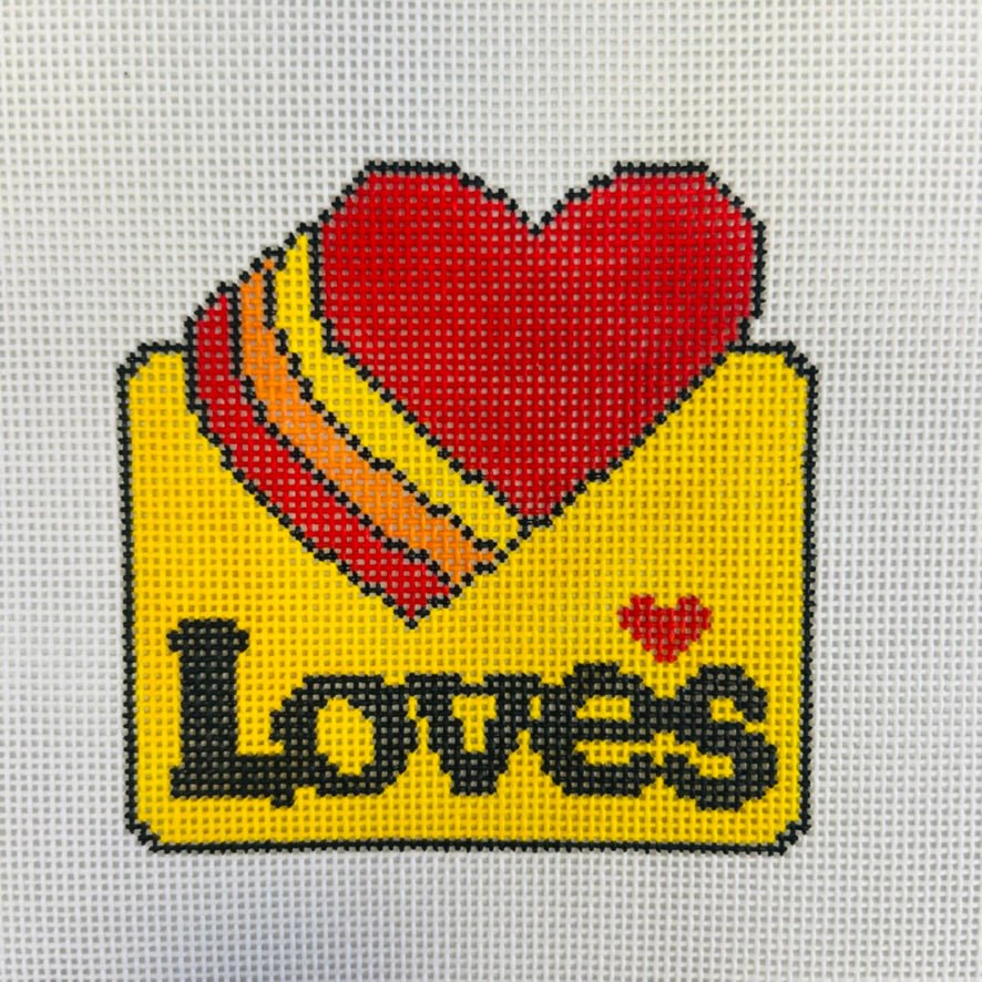 Love's Truck Stop needlepoint canvas - Bargello Needlepoint